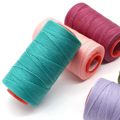 Rich Colors 210d Polyester Wachsgarn zum Nähen Lederkegelmaterial Kunststoff