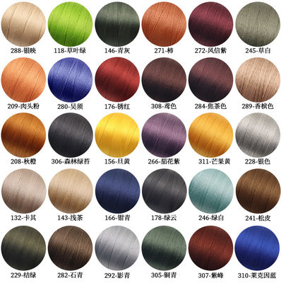 30g Ein Rollen Rund Wachs-Garn DIY Handgefertigt 0,65MM Leder Näh-Polyester-Garn
