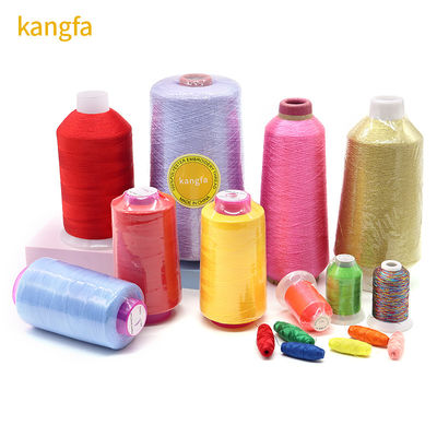 100g Kangfa Stickgarne 4000y 100% Polyester Mercerized 150d Nähgarne gemacht