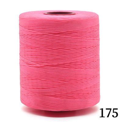 Weaving Kangfa 0,8MM 100% Polyester Wachsfaden für Leder 210D/16 Flachwachsfaden