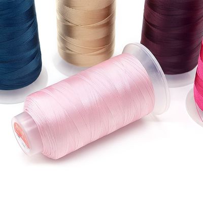 115G Gewicht Langlebiges Polyester-Nähtgarn für Lederherstellung Durchmesser 0,15-0,32 mm