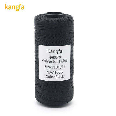 210d/12ply 100% Hochfestigkeits-Polyester-Garn für Häkel und Quilting in mehrfarbigen Farben