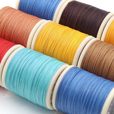 Handgefertigte Ledernaht 150D/16 Stärke Polyester geflochtenes Seil für DIY
