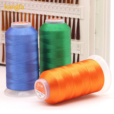 4000 Yard Kangfa 120d/2 Polyester 100% Industrie Stickgarne für die Stickmaschine