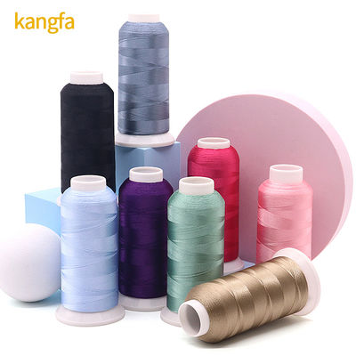 Transparentes Kegelmaterial 720 Farben 120D/2 Maschinenstickdraht 4000y für Bekleidung