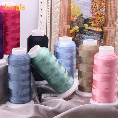 Transparentes Kegelmaterial 720 Farben 120D/2 Maschinenstickdraht 4000y für Bekleidung
