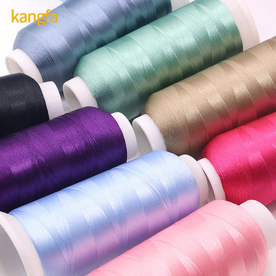 Transparentes Kegelmaterial 720 Farben 120D/2 Maschinenstickdraht 4000y für Bekleidung