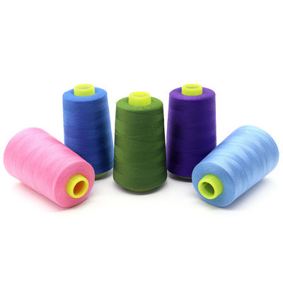 Hochtemperaturbeständig 40/2 5000Y Polyester Nähgarne 100% Spund Polyestergarne