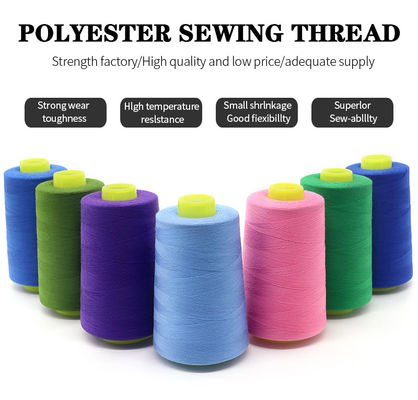 Hochgradige Nähfaden 40/2 3000yds für Hoodie und Nähmaschine Polyesterfaden