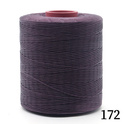 400G Wasserdicht Schwarz 0,8 mm 1 mm 100% Polyester Flachgewachster Geflechteter Faden für Leder