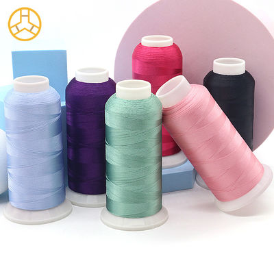 120D/2 Garnzahl 720 Farben 4000 Yard Polyester Stickfaden für Nähmaschine