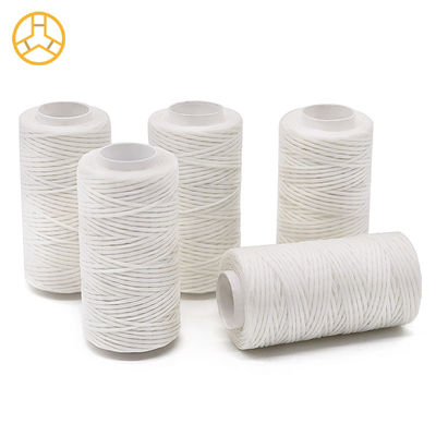 100% Polyester Flat Waxed Thread für Kangfa Wasserdicht 0,8 mm 1 mm Polyester Leder 50m