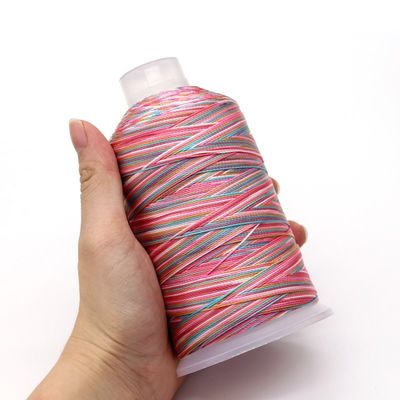 15PLY 250g 40 Farben Mehrfarbiges Geflecht Polyestergarn für Gewebe