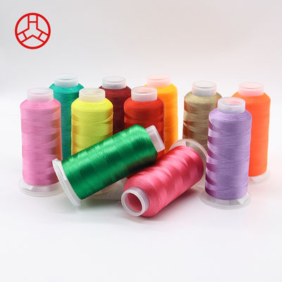 4000 Yard 120D/2 Filament gefärbt Polyester-Garn für Stickmaschine Muster gefärbt
