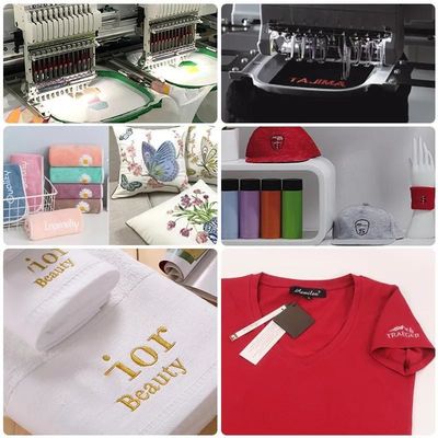 Polyester / Viskose Stickfaden 5000 Yard Mercerized für die Stickmaschine