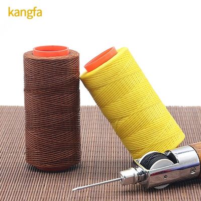 200m 0,8mm flache Wachsgarne für Leder 100% Polyester Muster Wachsgarne Anzahl 250D/16