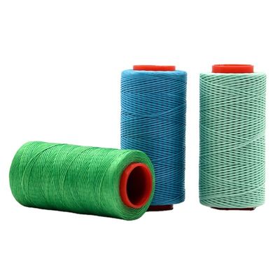 200m 0,8mm flache Wachsgarne für Leder 100% Polyester Muster Wachsgarne Anzahl 250D/16