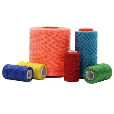 250D/16 Flat Waxed Thread für das Nähen von Leder Polyester Wax Bonded Braided Thread
