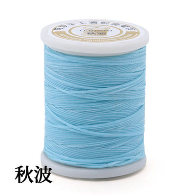 Multikolor 50 Meter Wachs Polyester Nähgarne für DIY Werkzeug Hand Nähen 0,8mm
