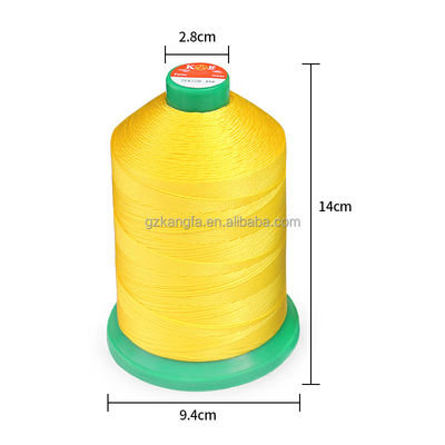 100% Polyester Schwarz 210D/3 Nylon-Garn für Quilting und Matratze Super 450g