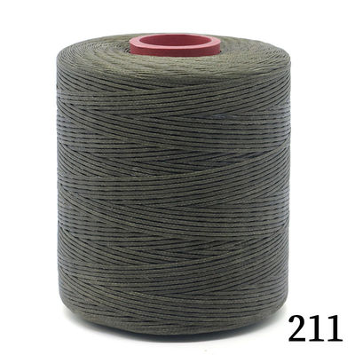 210D/16 Polyester Nähgarne Hand genähtes Leder Wachsgarn 0,8 mm 1 mm 240 Farben