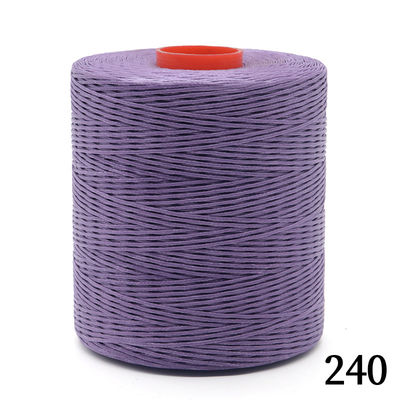 210D/16 Polyester Nähgarne Hand genähtes Leder Wachsgarn 0,8 mm 1 mm 240 Farben