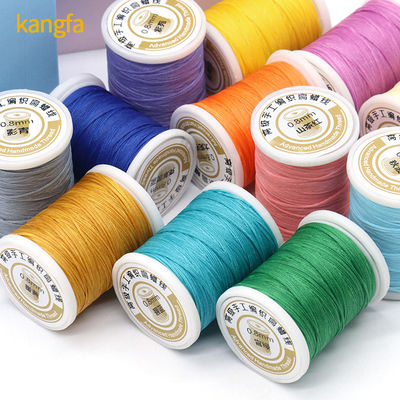 20g Gewicht MERZERIZED Flat Sewing Grob geflochten Wachsgetreide für die Reparatur von Lederhandwerk