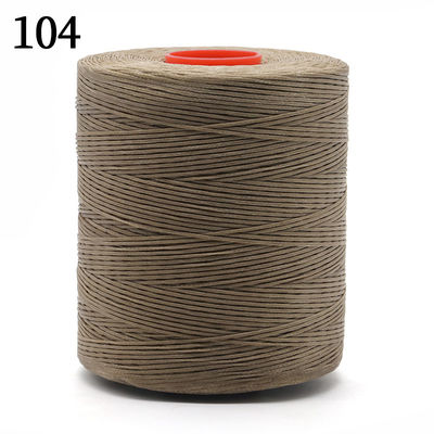 Kangfa 0,8 mm 1,0 mm Polyester Wachs-Nähtgarne für Lederherstellung und Reparatur 680m