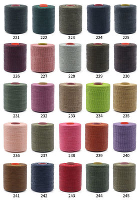Kangfa 0,8 mm 1,0 mm Polyester Wachs-Nähtgarne für Lederherstellung und Reparatur 680m