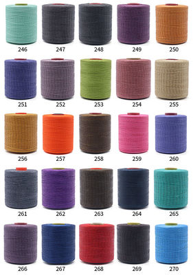 Kangfa 0,8 mm 1,0 mm Polyester Wachs-Nähtgarne für Lederherstellung und Reparatur 680m