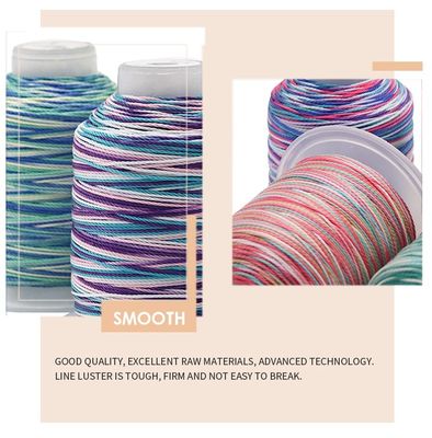 Hochtemperaturbeständig 100G Gewicht 15 Schichten Regenbogen Gewebe Handwerk Polyester-Garn