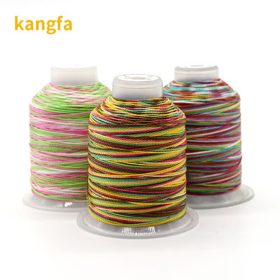 Hochtemperaturbeständig 100G Gewicht 15 Schichten Regenbogen Gewebe Handwerk Polyester-Garn