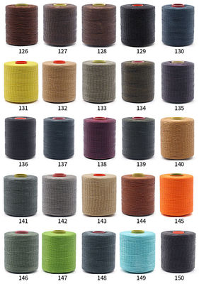 400 g Polyesterwachsgebundenes Geflechtetes Garn für Ledernaht 250D/16 1,1 mm