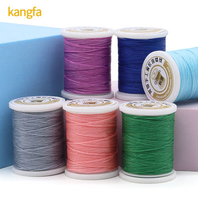 0.8mm Durchmesser 100% Polyester Leder Nähgarne Wachs Set von 12 für DIY Handgefertigt