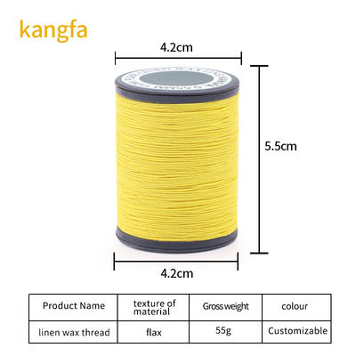 0.55mm 35g Hochfestigkeit Leder Nähgarne 70m Leinen Wachsgarne in 40 Farben