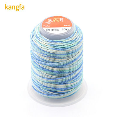 30g 15fach gesponnenes Polyester-Garn für Hochzähligkeit Regenbogen-Weaving Handwerk aus dem Angebot