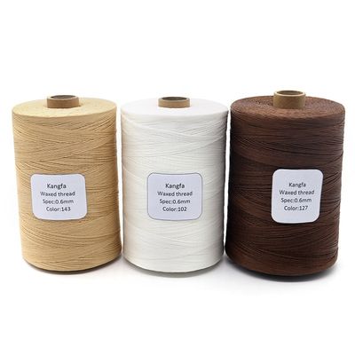 1 kg pro Kegel Flachwachsfaden 150D/16 Polyester für Lederwaren Chemikalienbeständigkeit