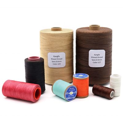 1 kg pro Kegel Flachwachsfaden 150D/16 Polyester für Lederwaren Chemikalienbeständigkeit