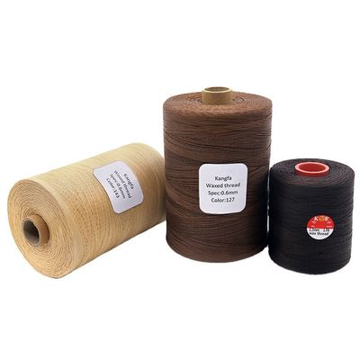 1 kg pro Kegel Flachwachsfaden 150D/16 Polyester für Lederwaren Chemikalienbeständigkeit