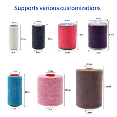 1 kg pro Kegel Flachwachsfaden 150D/16 Polyester für Lederwaren Chemikalienbeständigkeit