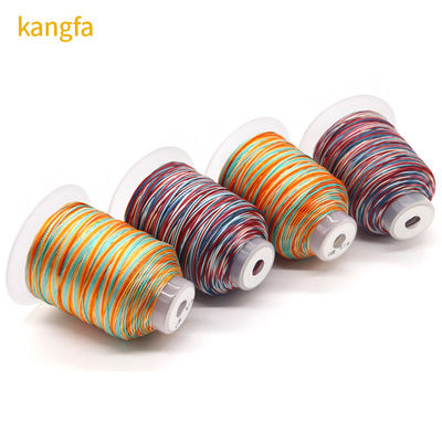 Versorgung mit mehrfarbigem Polyesterdraht 15 Schichten 172 m Länge/Kegel für Regenbogen-Weaving Crafts