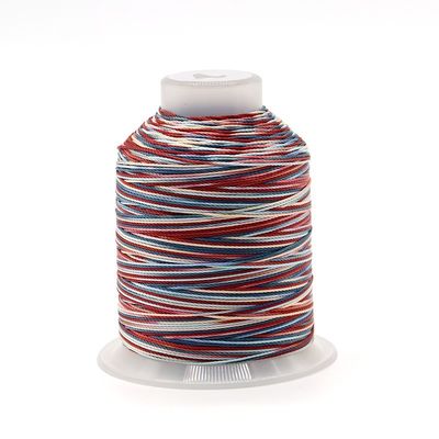 Versorgung mit mehrfarbigem Polyesterdraht 15 Schichten 172 m Länge/Kegel für Regenbogen-Weaving Crafts