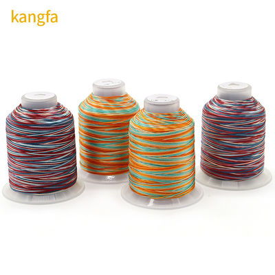 Versorgung mit mehrfarbigem Polyesterdraht 15 Schichten 172 m Länge/Kegel für Regenbogen-Weaving Crafts