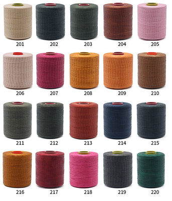 400g/16 Plys Polyester Wachs gebunden geflochtenen Faden für Leder Nähfaden 210D/16