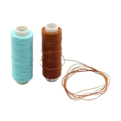 Muster Wachs 12g rundes Wachs Hand genähtes Leder Hochfestigkeits-Polyester-Garn umweltfreundlich