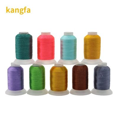 Kangfa Kleinkegel 1000M 40 Farben 100% Polyester Stickfaden professionelle Qualität