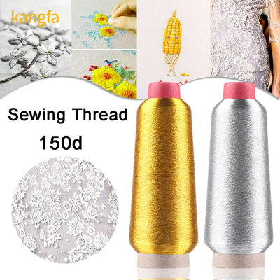 Bekleidungszubehör Metallgarn Silbernaht Kangfa MX Typ 100% Polyester