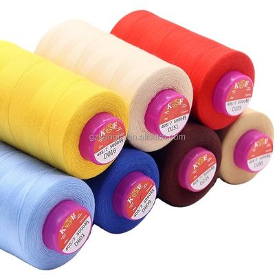 40/2 Spun Polyester Nähgarne 5000y Billig 7 Tage Probe Bestelllaufzeit OEM/ODM