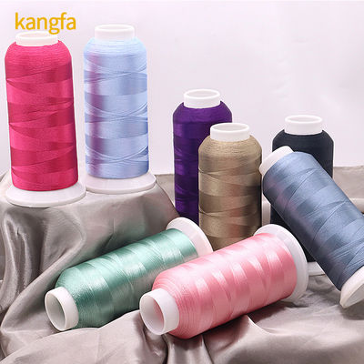 Niedrige Schrumpfung 120D/2 Garnzahl 100% Polyester-Garn für Stickmaschine 4000 Yard