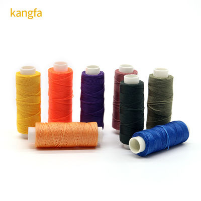 Auf Wunsch gefertigt, 9stückig rundes Wachsgetreide für handgenähtes Leder, 100% hochfester Polyester